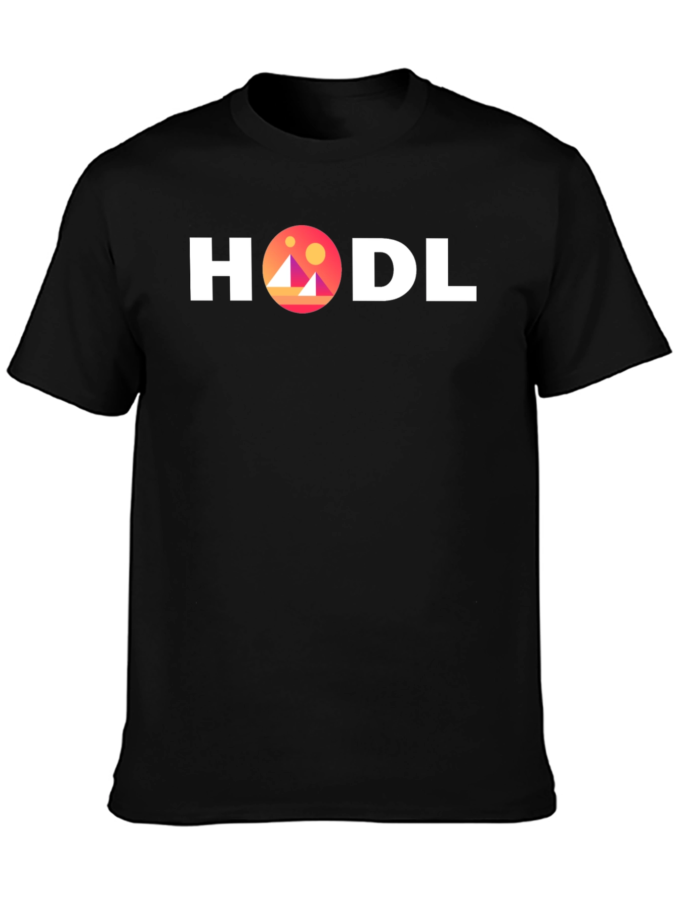HODL Crypto Black T-Shirt - Graphic Tee for Bitcoin Holders