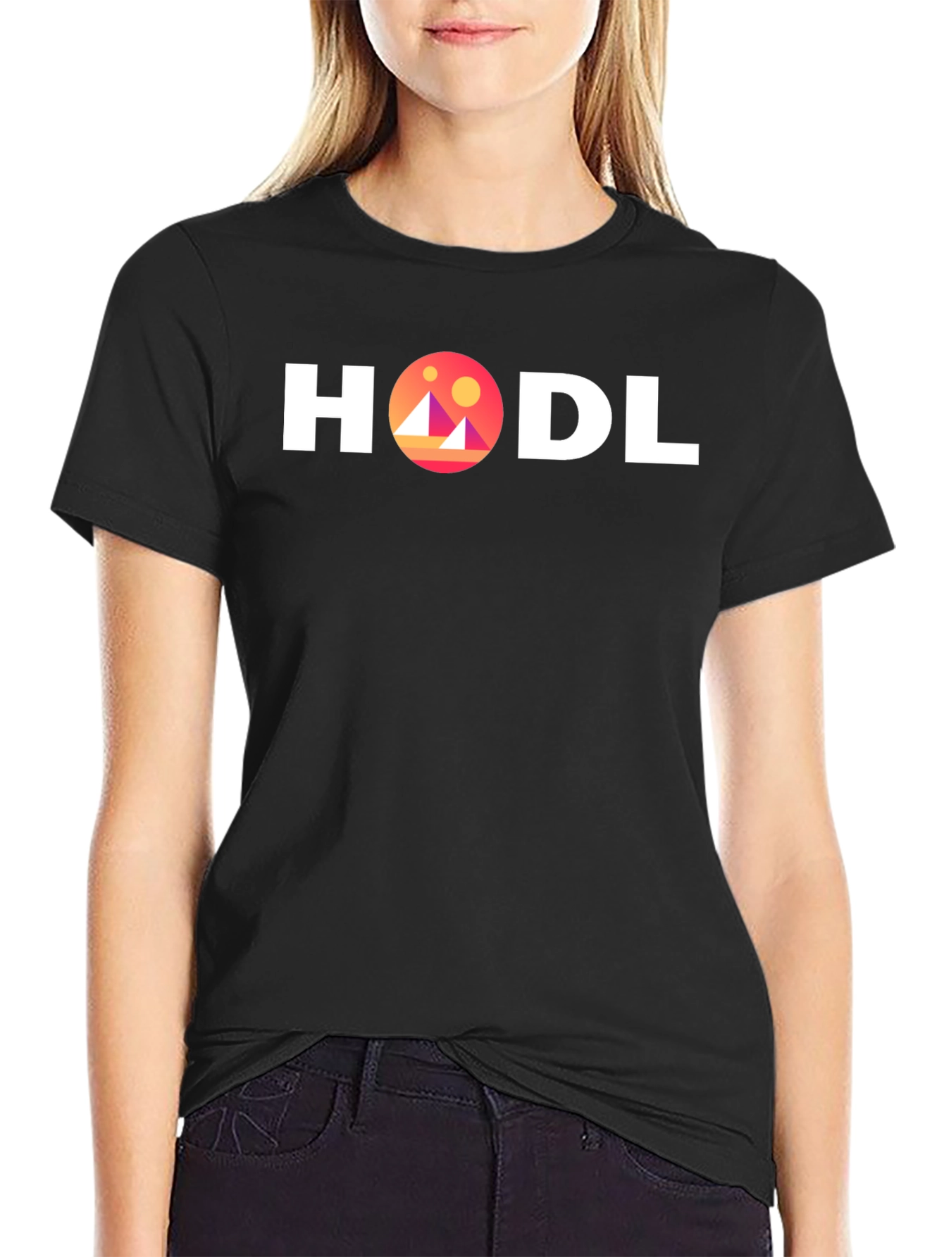 HODL Crypto Black T-Shirt - Graphic Tee for Bitcoin Holders