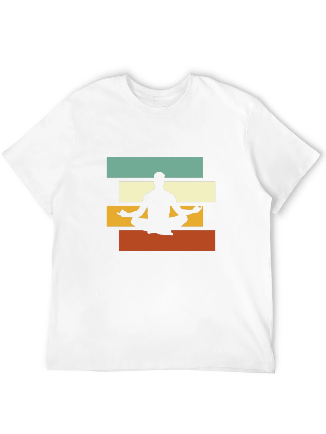 Retro Yoga Meditation T-Shirt - Zen Style