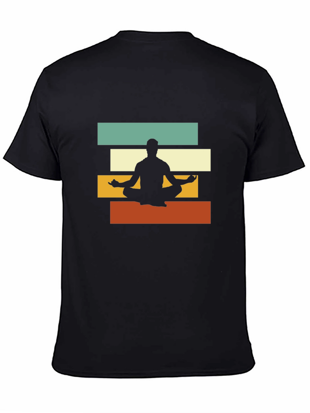 Retro Yoga Meditation T-Shirt - Zen Style