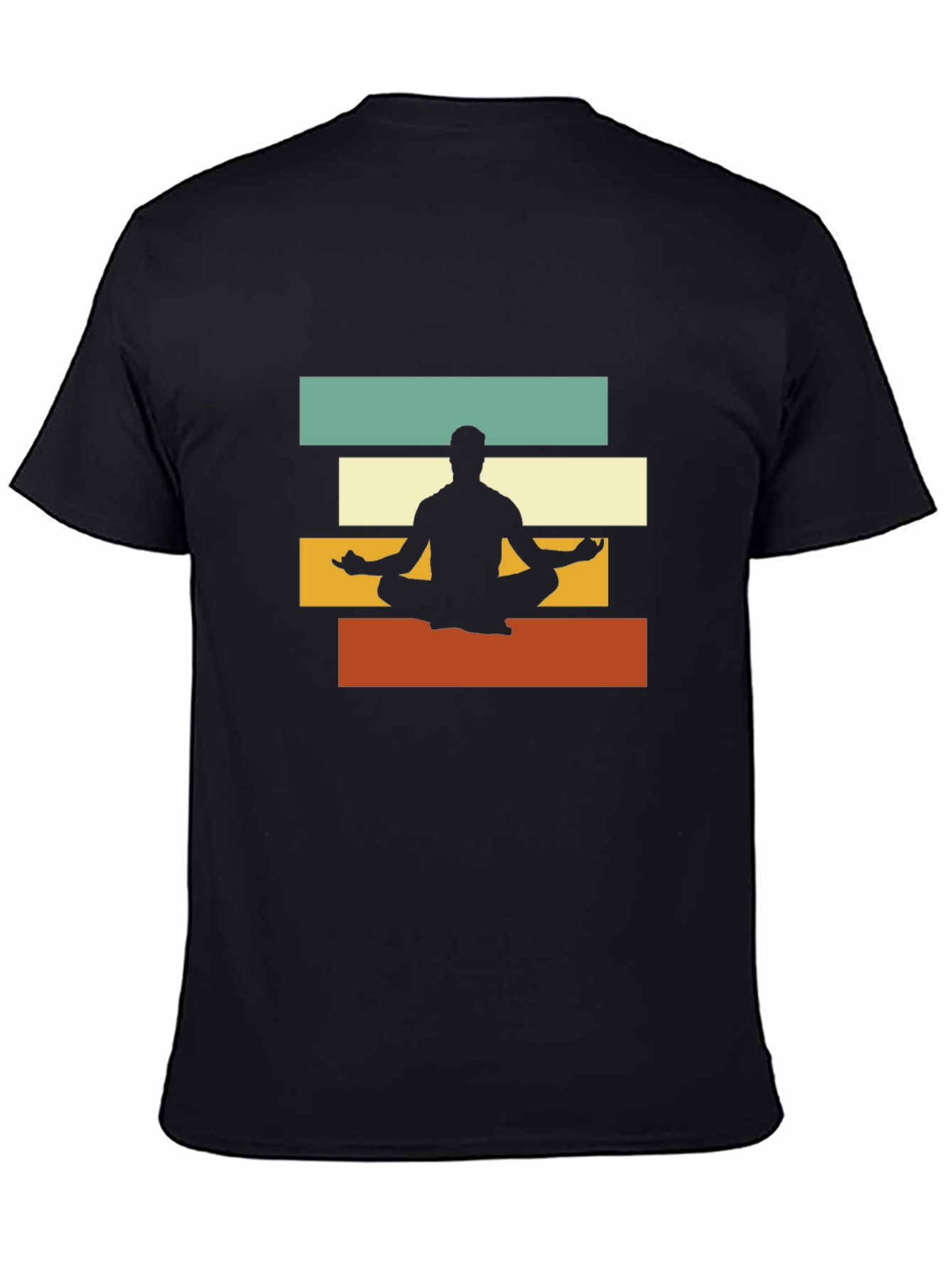 Retro Yoga Meditation T-Shirt - Zen Style