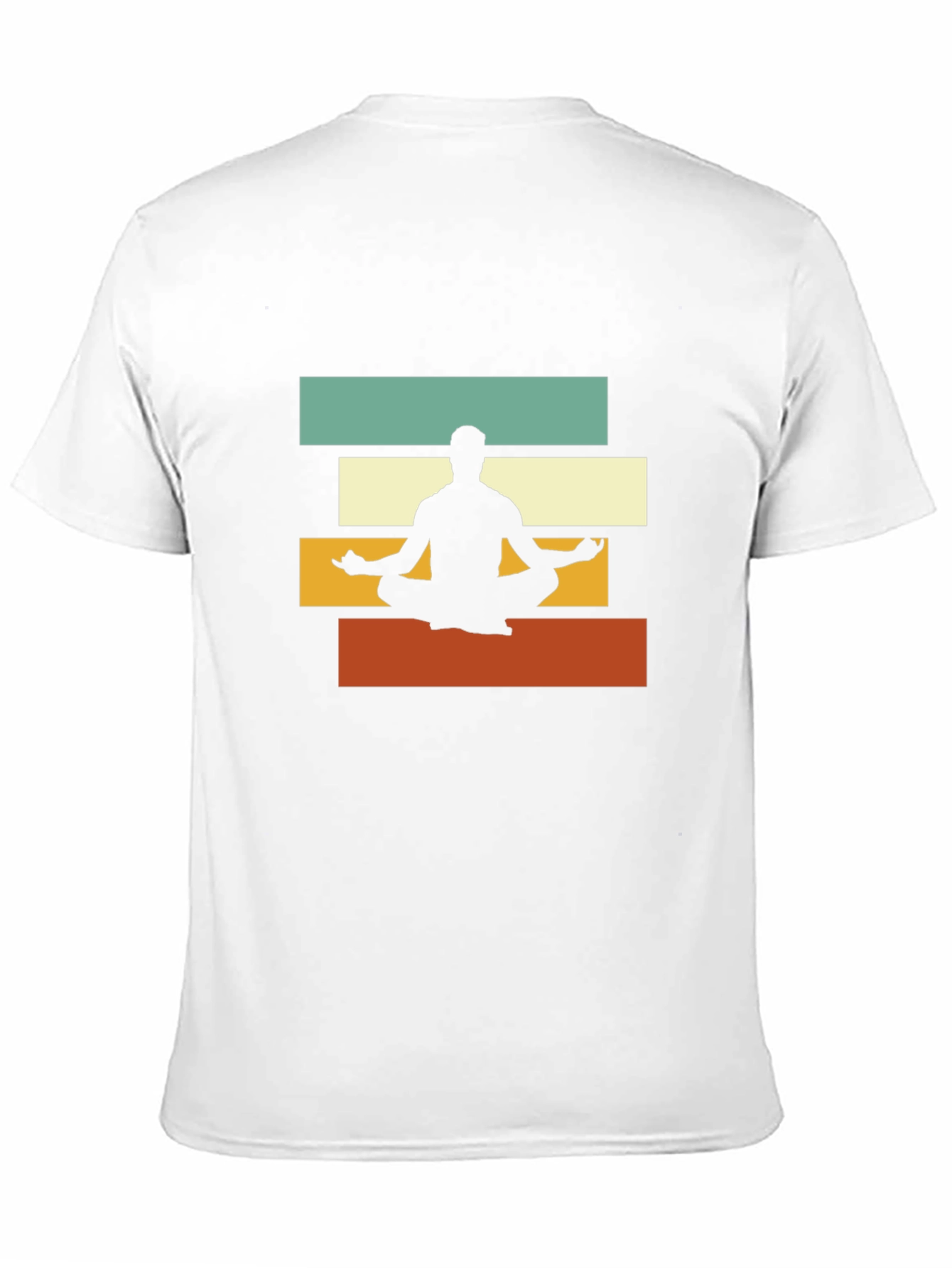 Retro Yoga Meditation T-Shirt - Zen Style