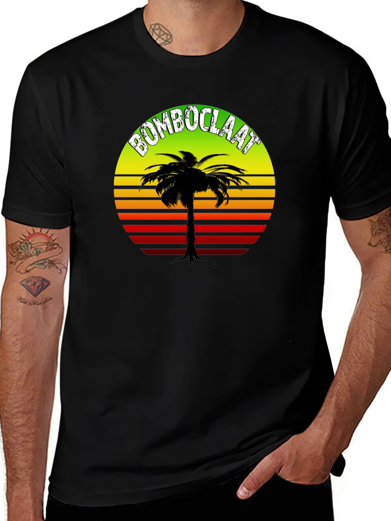 Bombo Claat Palm Tree Graphic T-Shirt
