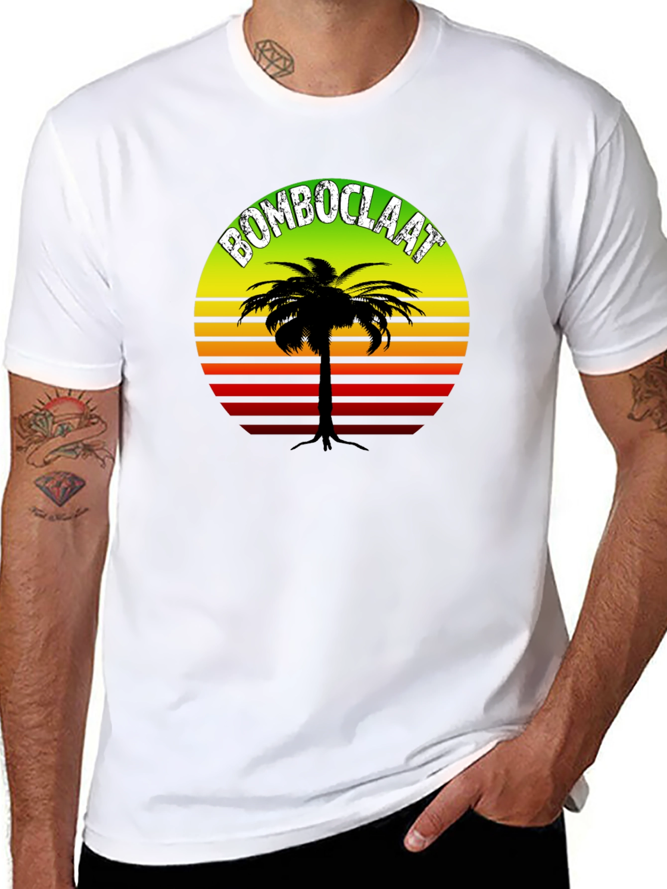 Bombo Claat Palm Tree Graphic T-Shirt