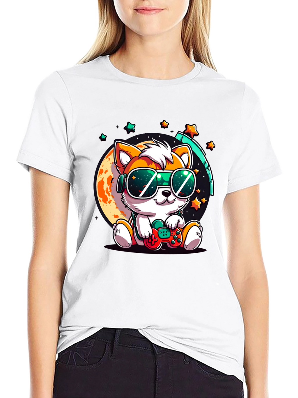 Cool Gamer Pup T-Shirt - Playful & Stylish!