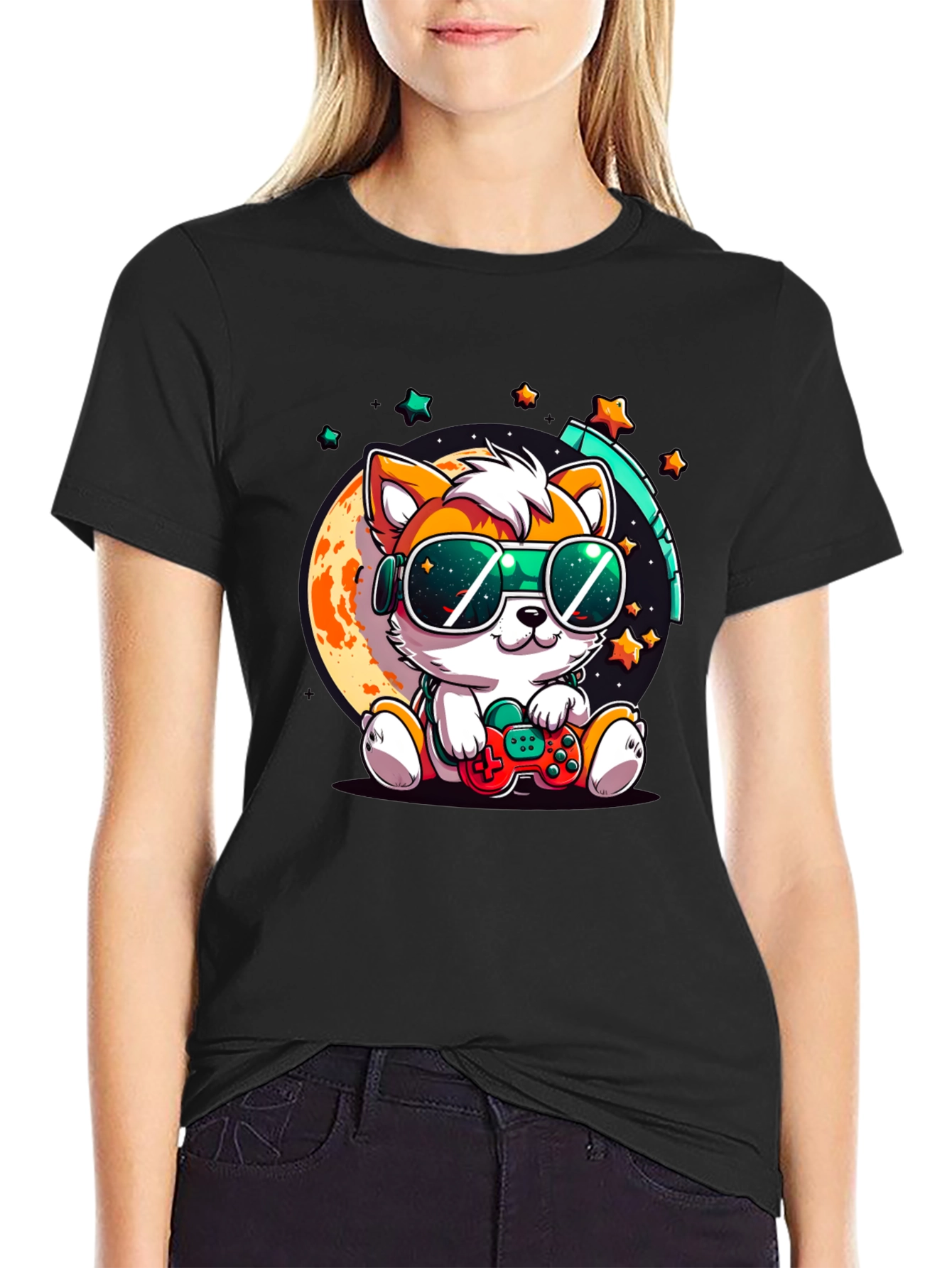 Cool Gamer Pup T-Shirt - Playful & Stylish!
