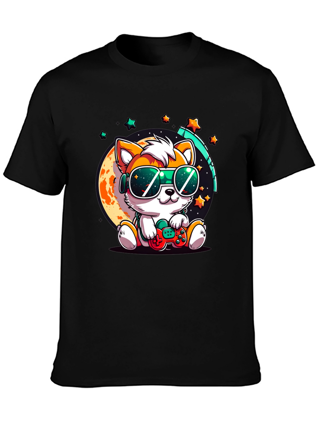 Cool Gamer Pup T-Shirt - Playful & Stylish!