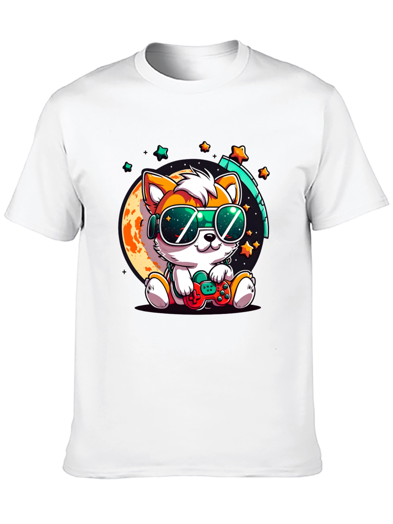 Cool Gamer Pup T-Shirt - Playful & Stylish!