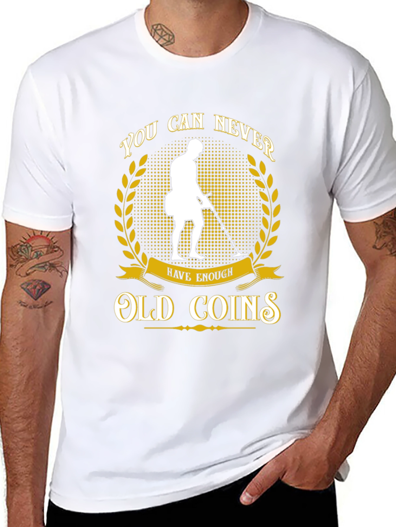 Metal Detecting Old Coins T-Shirt