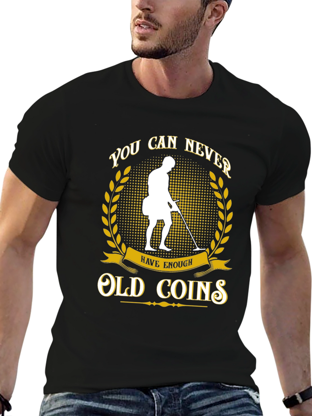 Metal Detecting Old Coins T-Shirt