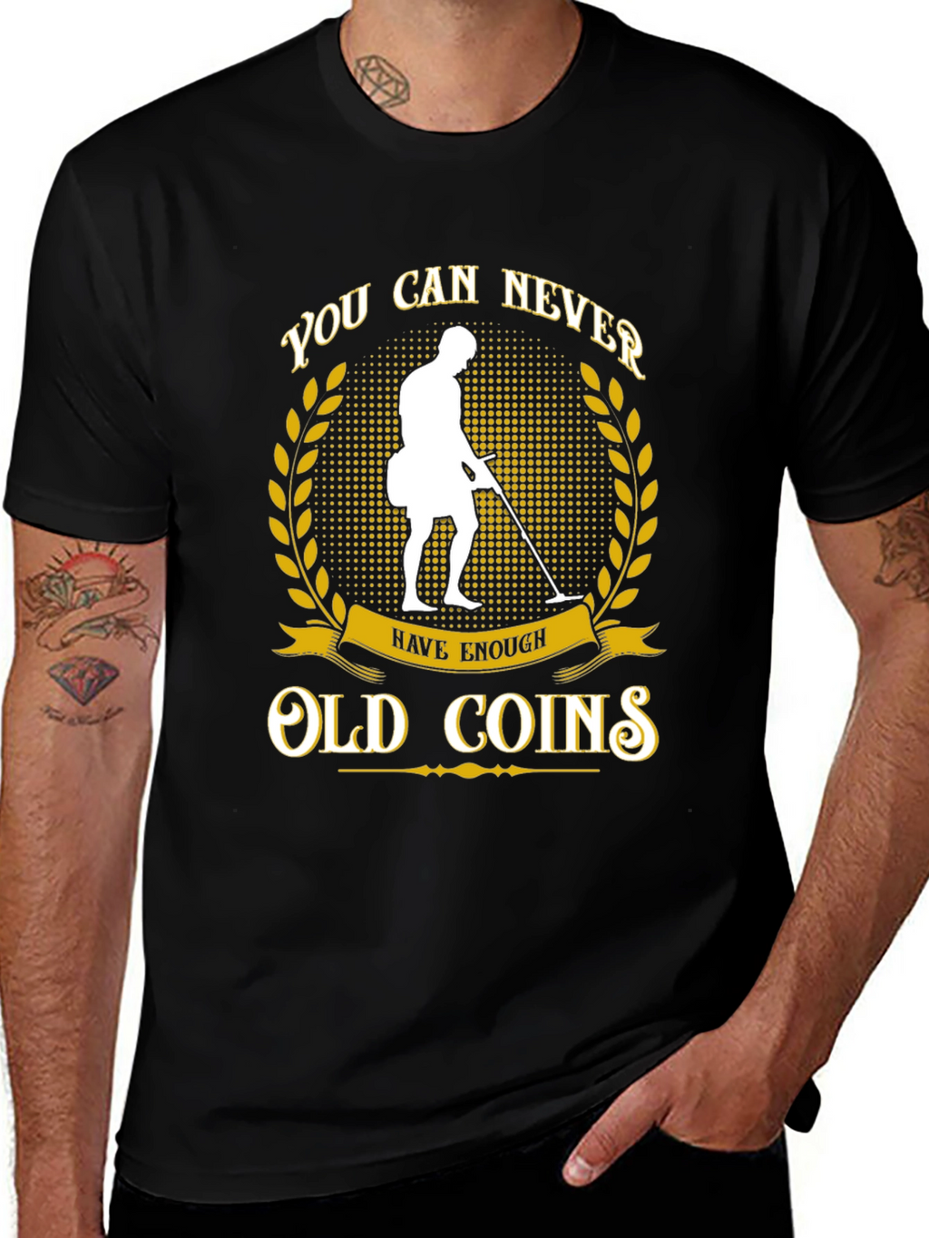 Metal Detecting Old Coins T-Shirt