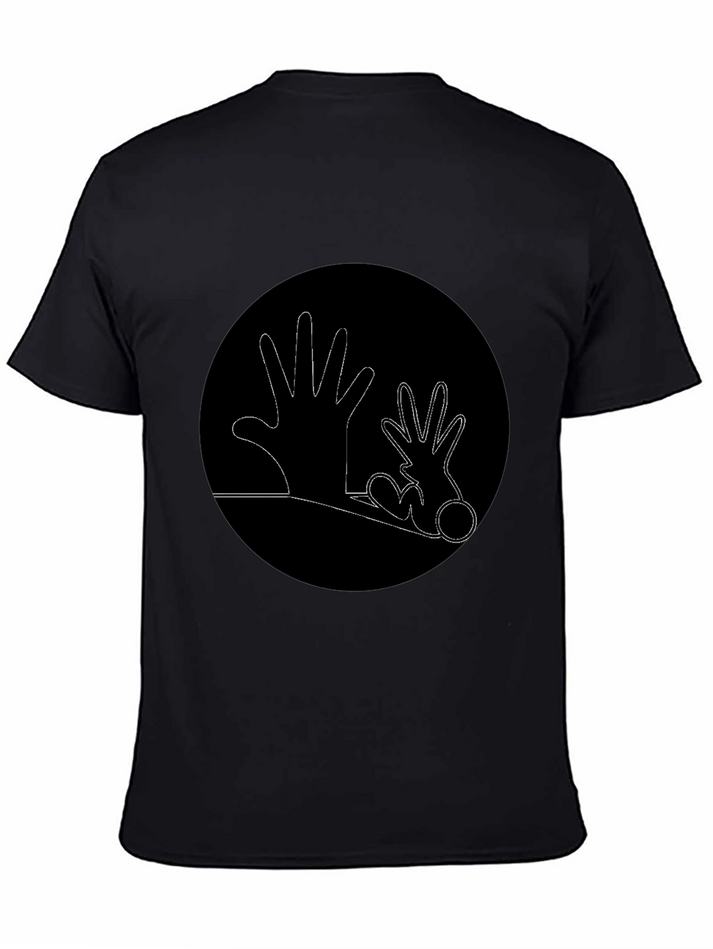 Hands Graphic Black T-Shirt