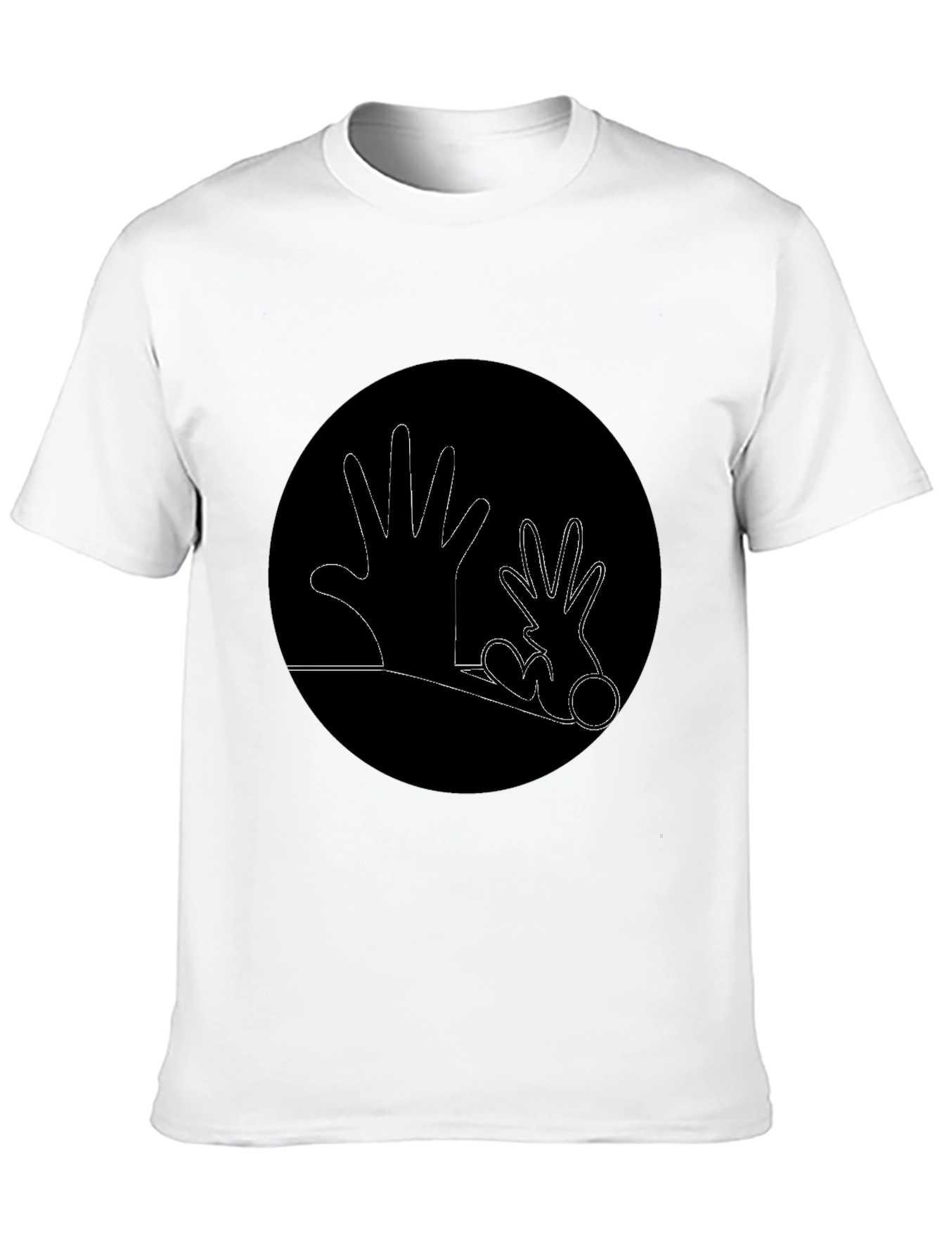 Hands Graphic Black T-Shirt