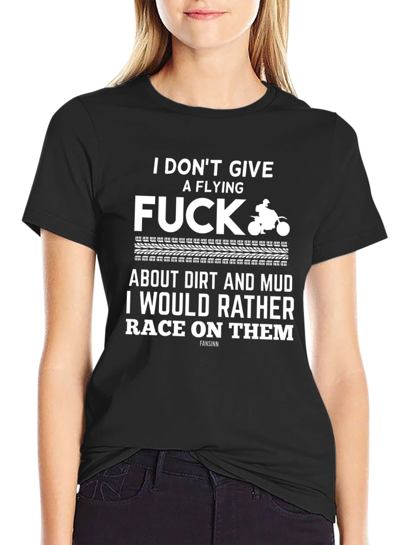 Funny Dirt Bike T-Shirt - I Dont Give a Flying...