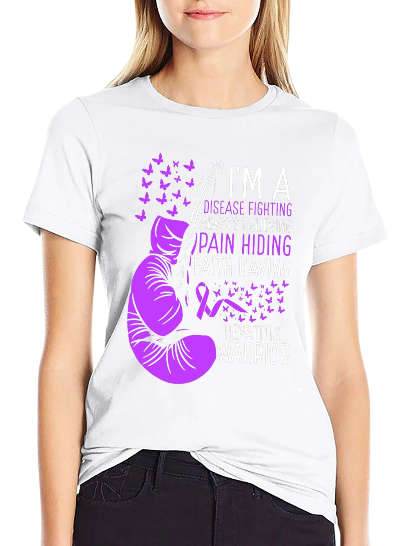 Hepatitis Warrior Awareness T-Shirt