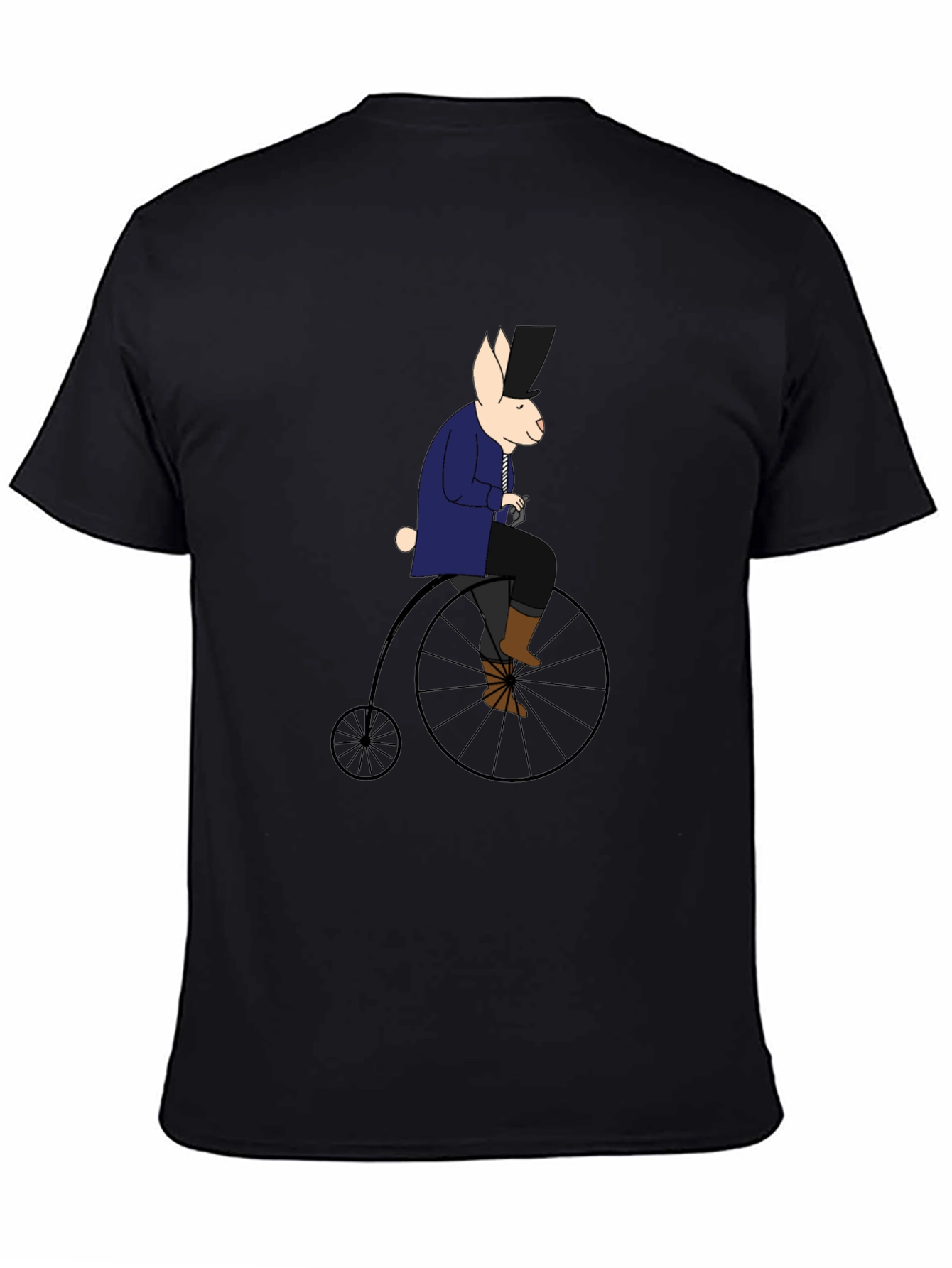 Rabbit on Penny Farthing T-Shirt