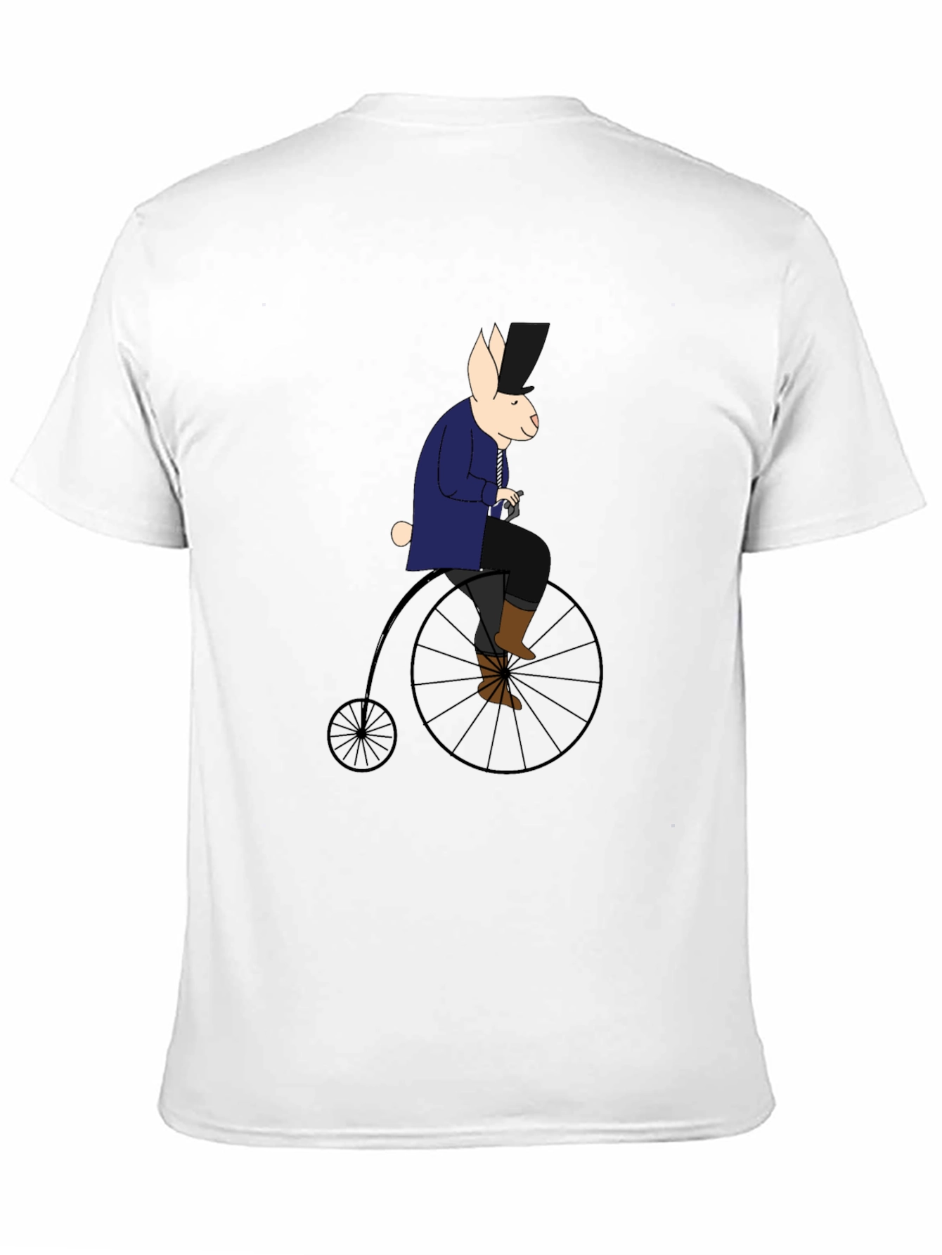 Rabbit on Penny Farthing T-Shirt