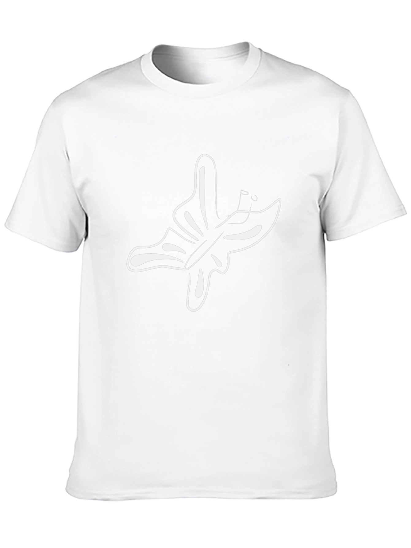 Butterfly Graphic Black T-Shirt for Men