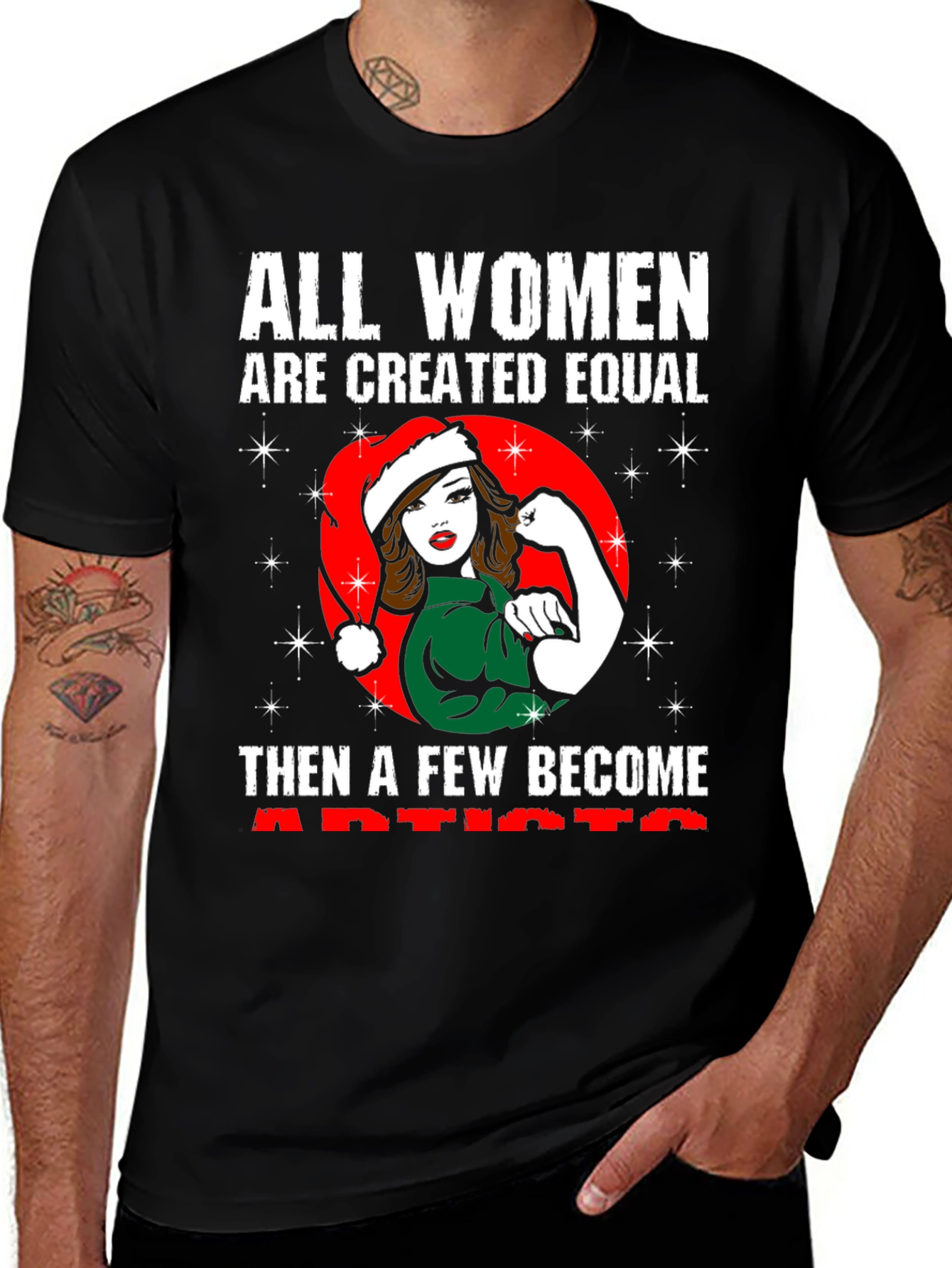 All Women Created Equal Artist T-Shirt