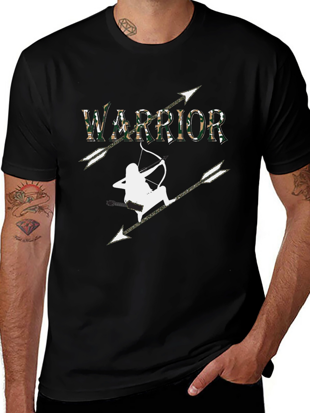 Warrior Camo Archery T-Shirt