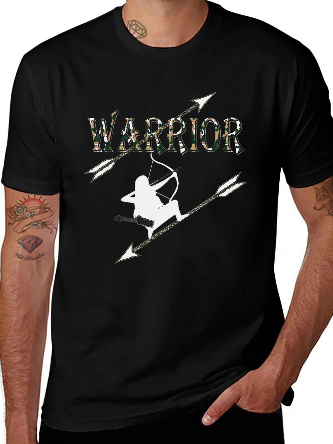 Warrior Camo Archery T-Shirt