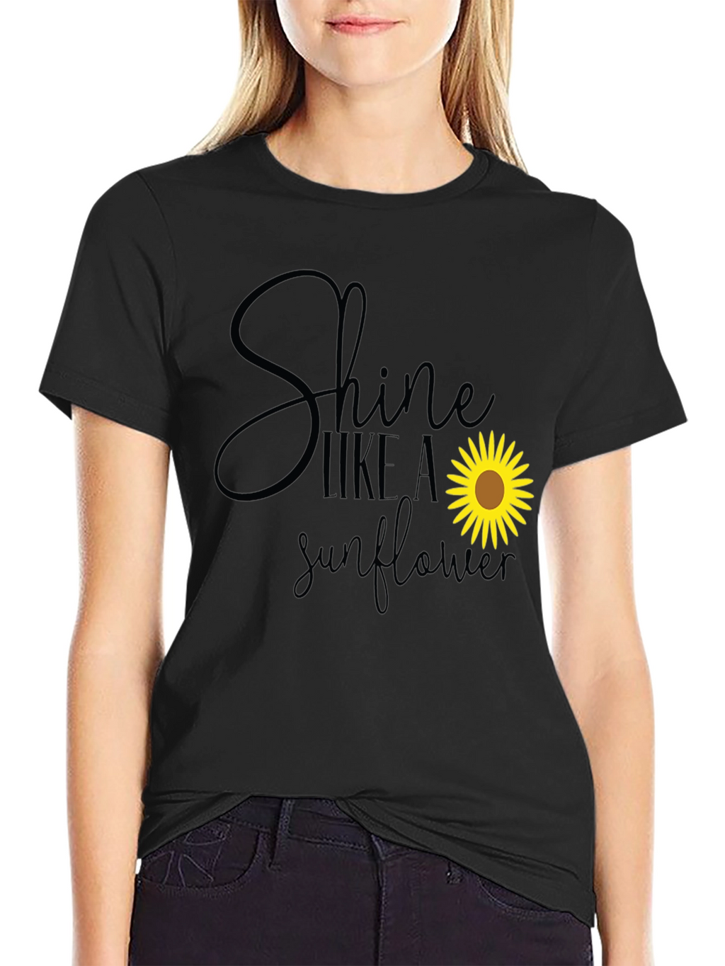 Shine Like A Sunflower Graphic Tee