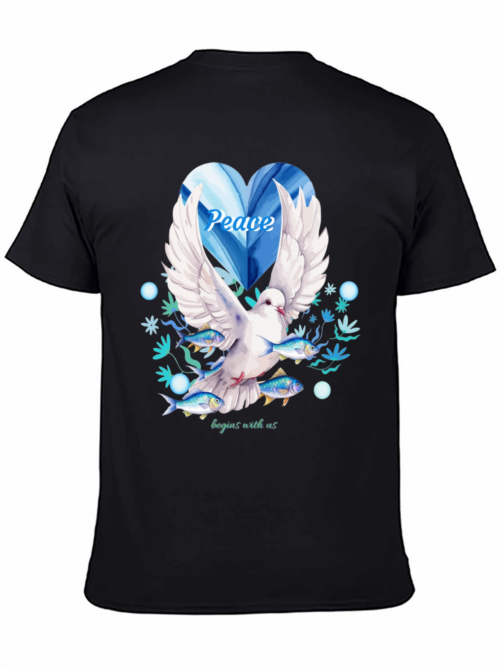 Peace Dove Graphic Tee - Begins With Us