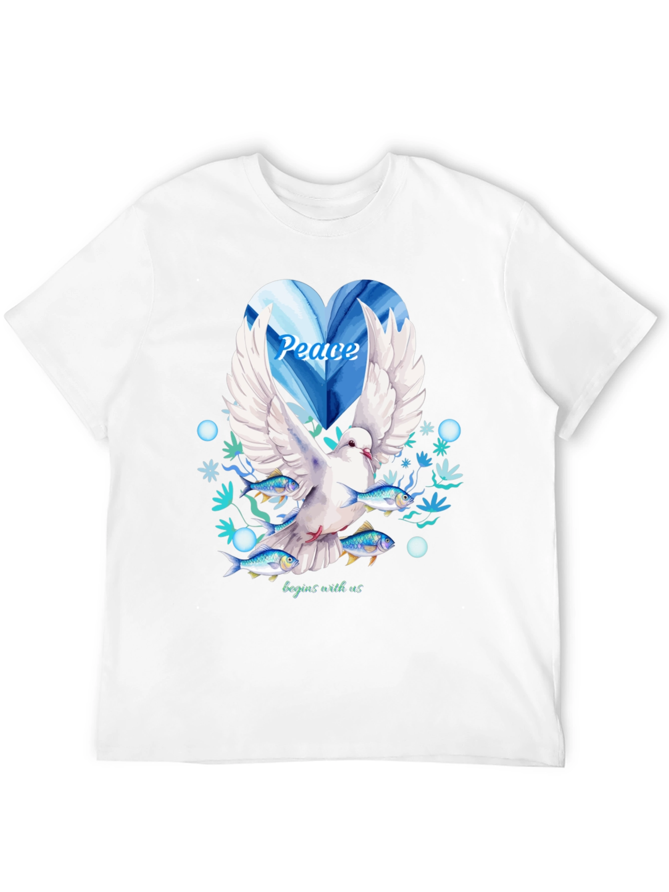 Peace Dove Graphic Tee - Begins With Us