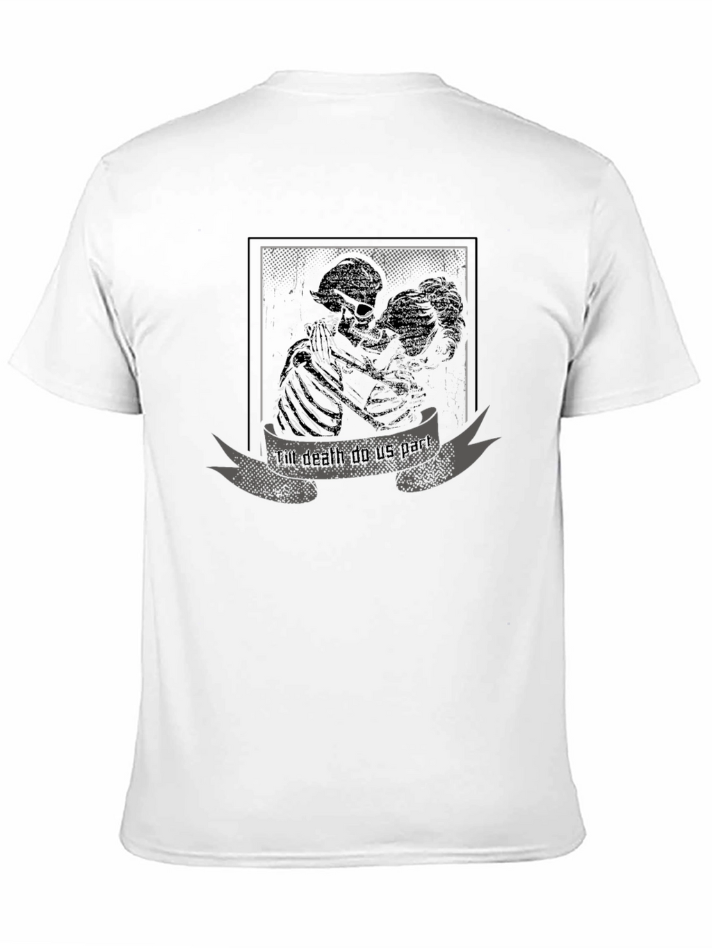 Till Death Do Us Part Graphic Tee - Black