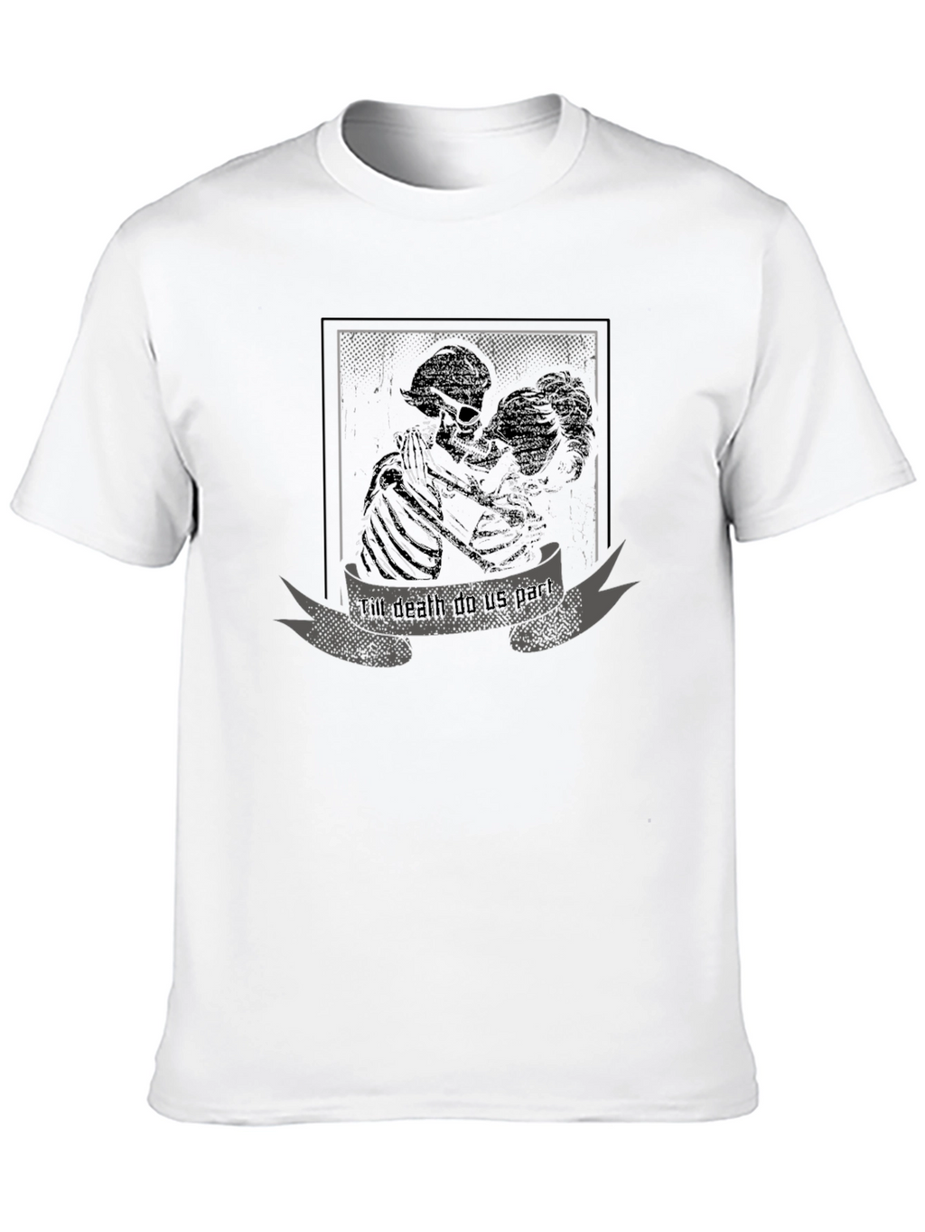 Till Death Do Us Part Graphic Tee - Black