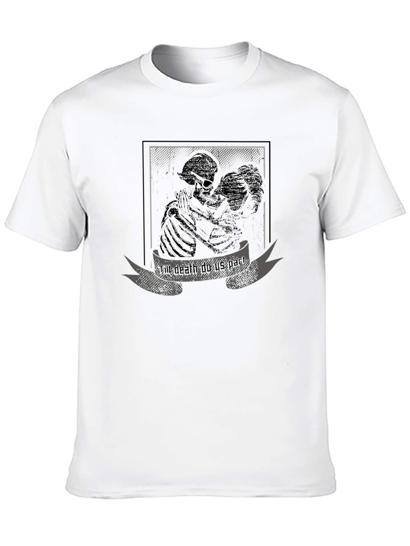 Till Death Do Us Part Graphic Tee - Black