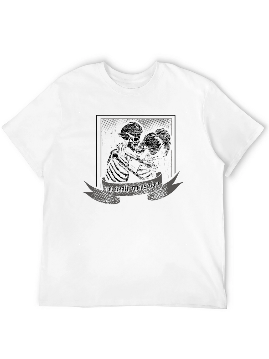 Till Death Do Us Part Graphic Tee - Black