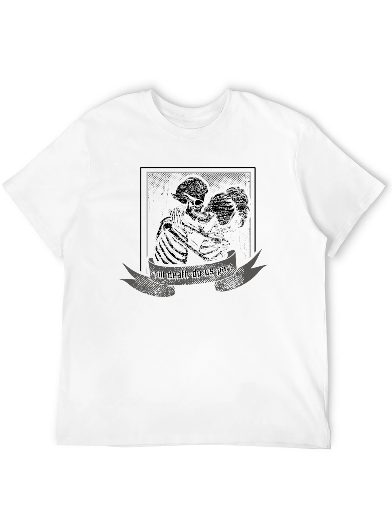 Till Death Do Us Part Graphic Tee - Black