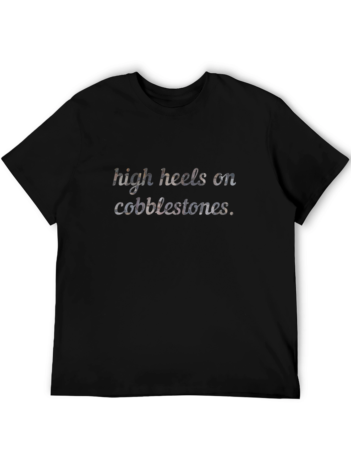 High Heels on Cobblestones Graphic Tee