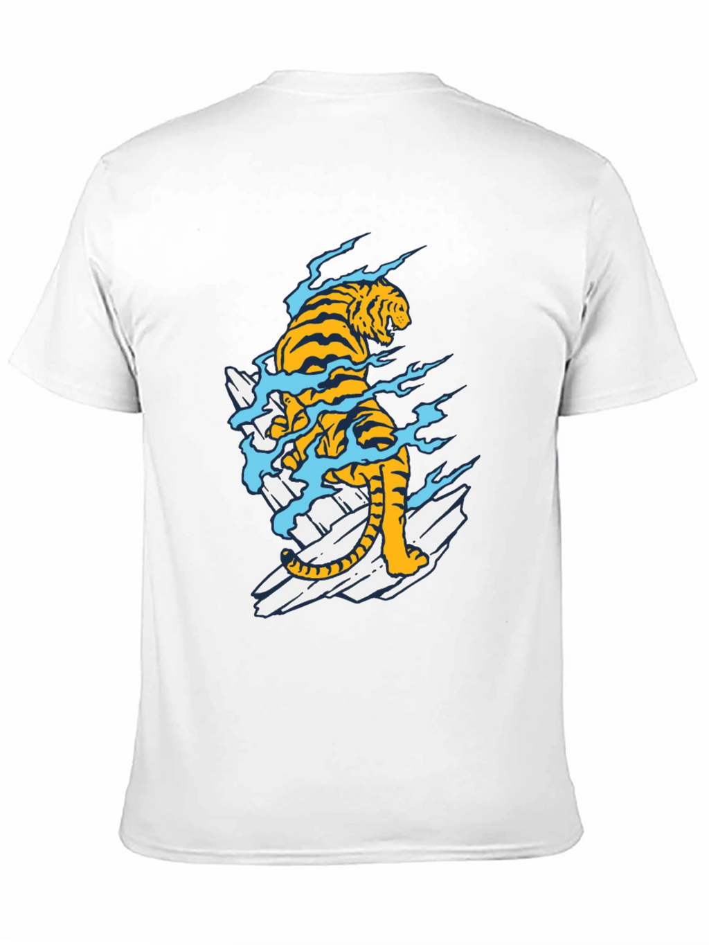 Black Tiger Graphic Tee - Stylish Mens T-Shirt