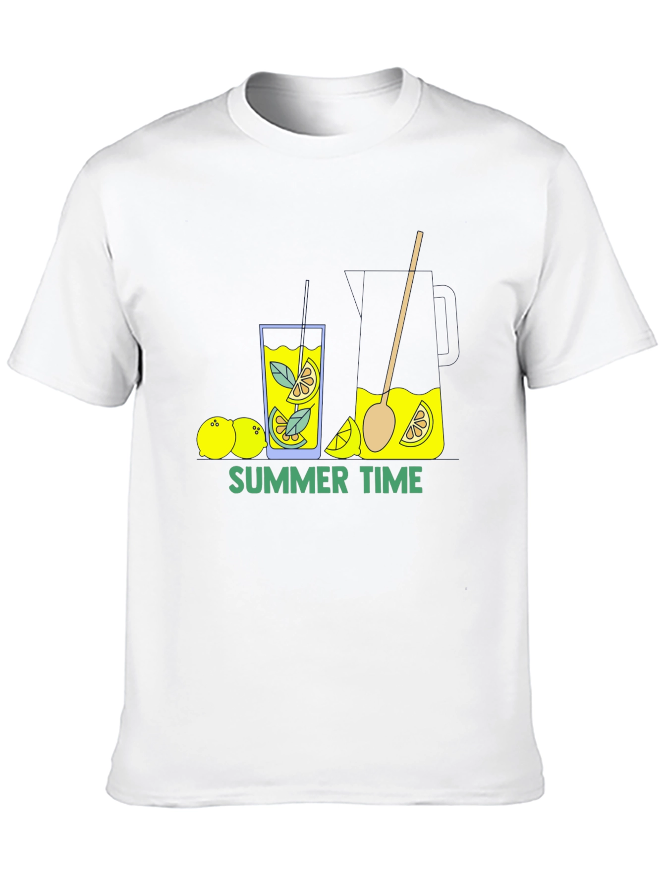 Summer Time Lemonade Black T-Shirt