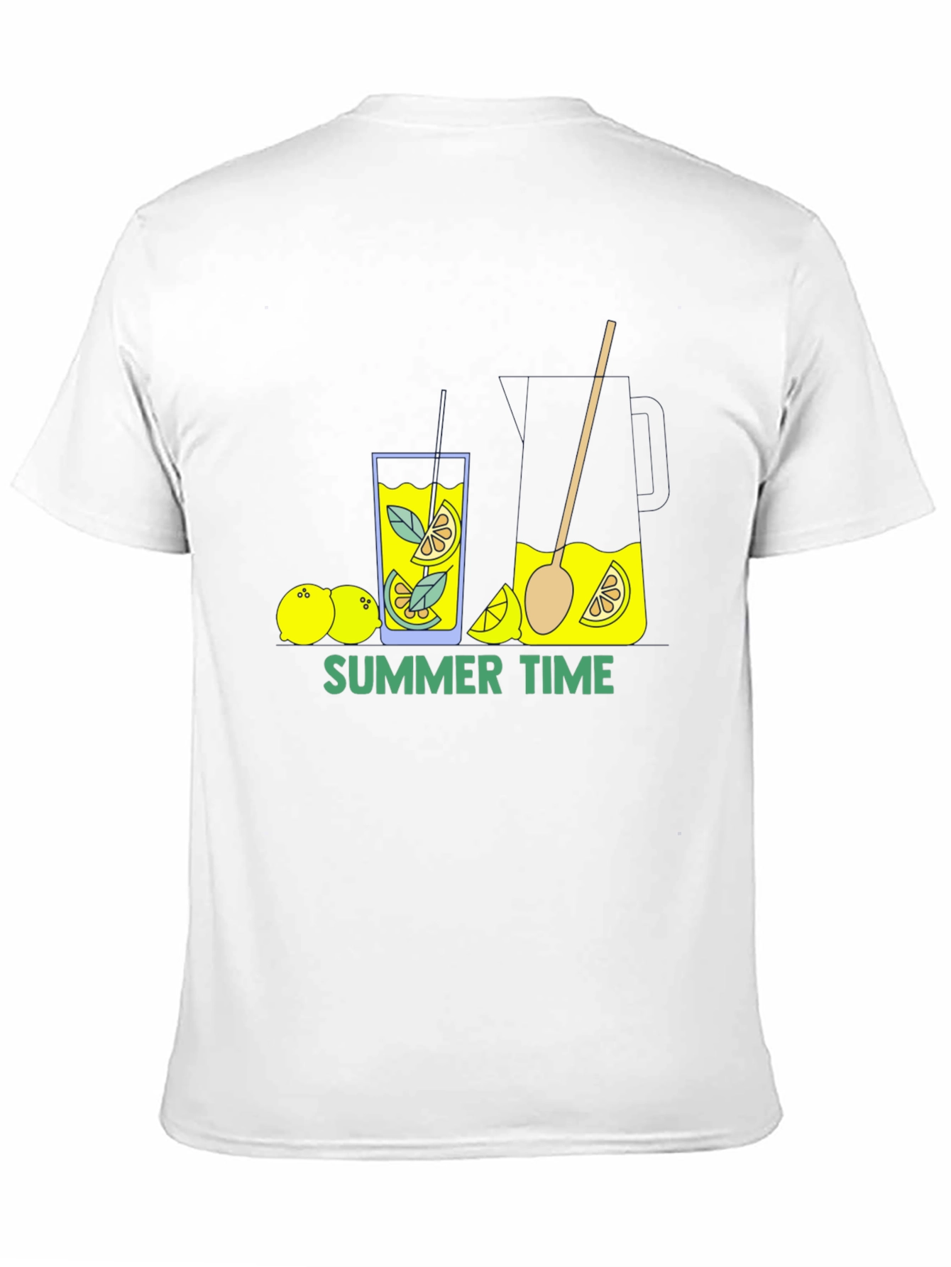 Summer Time Lemonade Black T-Shirt