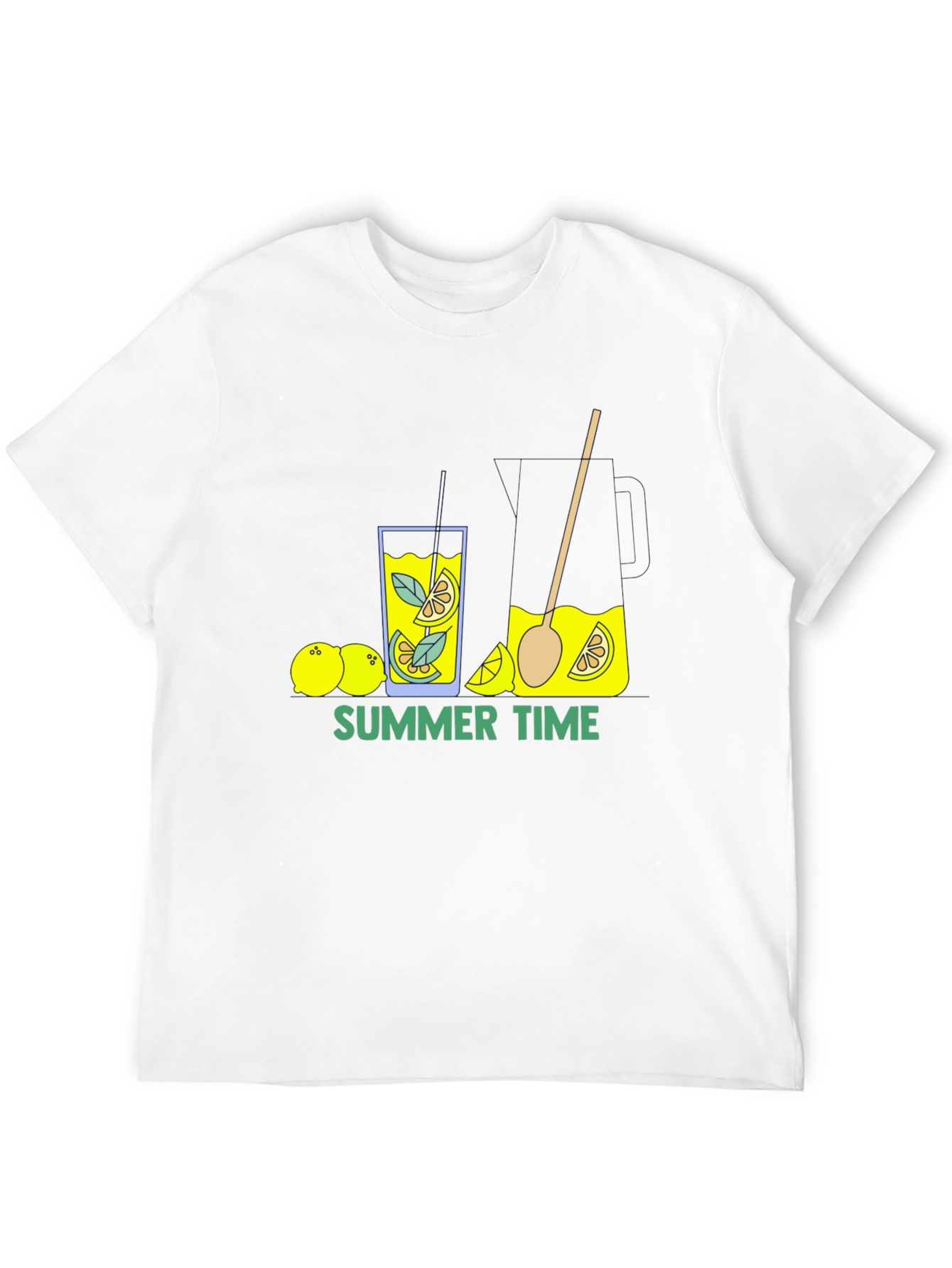 Summer Time Lemonade Black T-Shirt