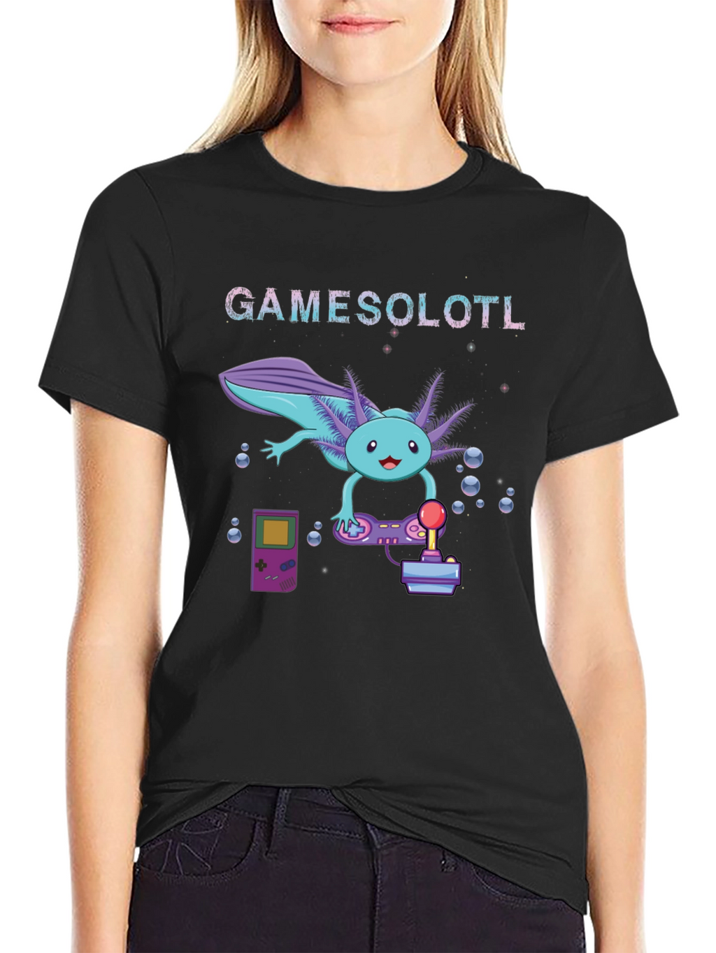 GAMESOLOTL Funny Gamer T-Shirt