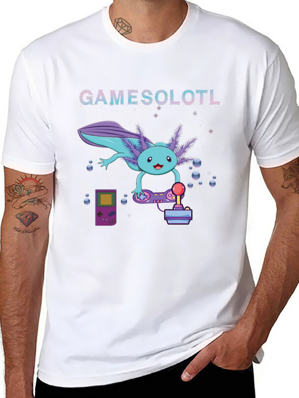GAMESOLOTL Funny Gamer T-Shirt