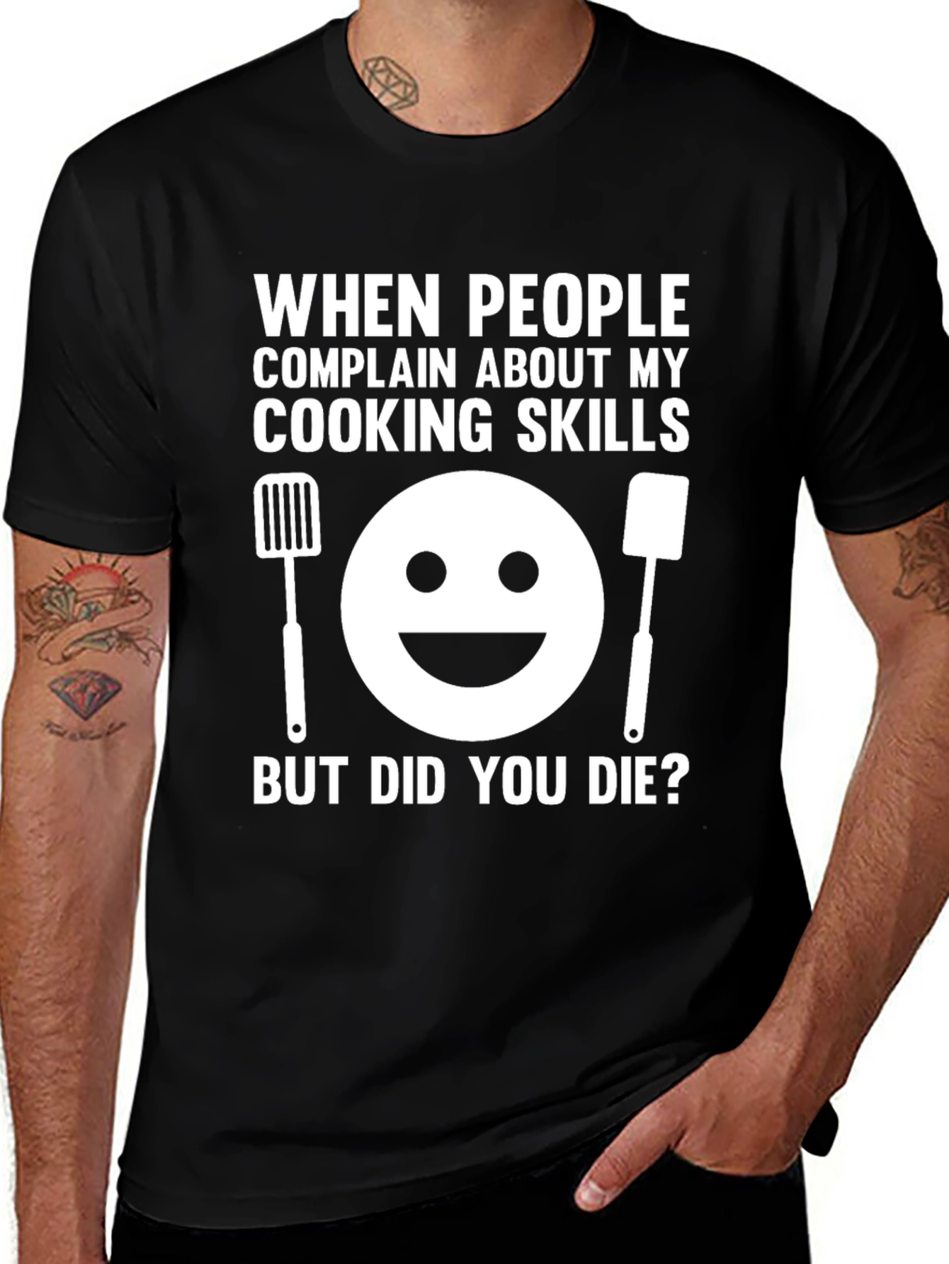 Funny Cooking Skills T-Shirt - But Did You Die?