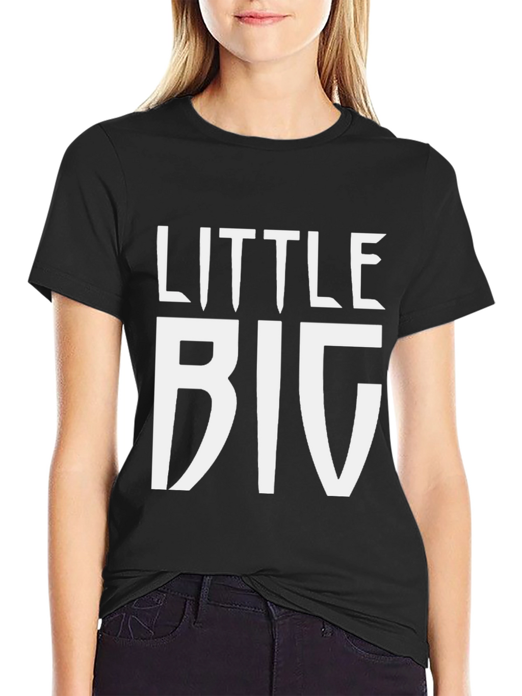 Little Big Graphic Tee - Unisex Black T-Shirt