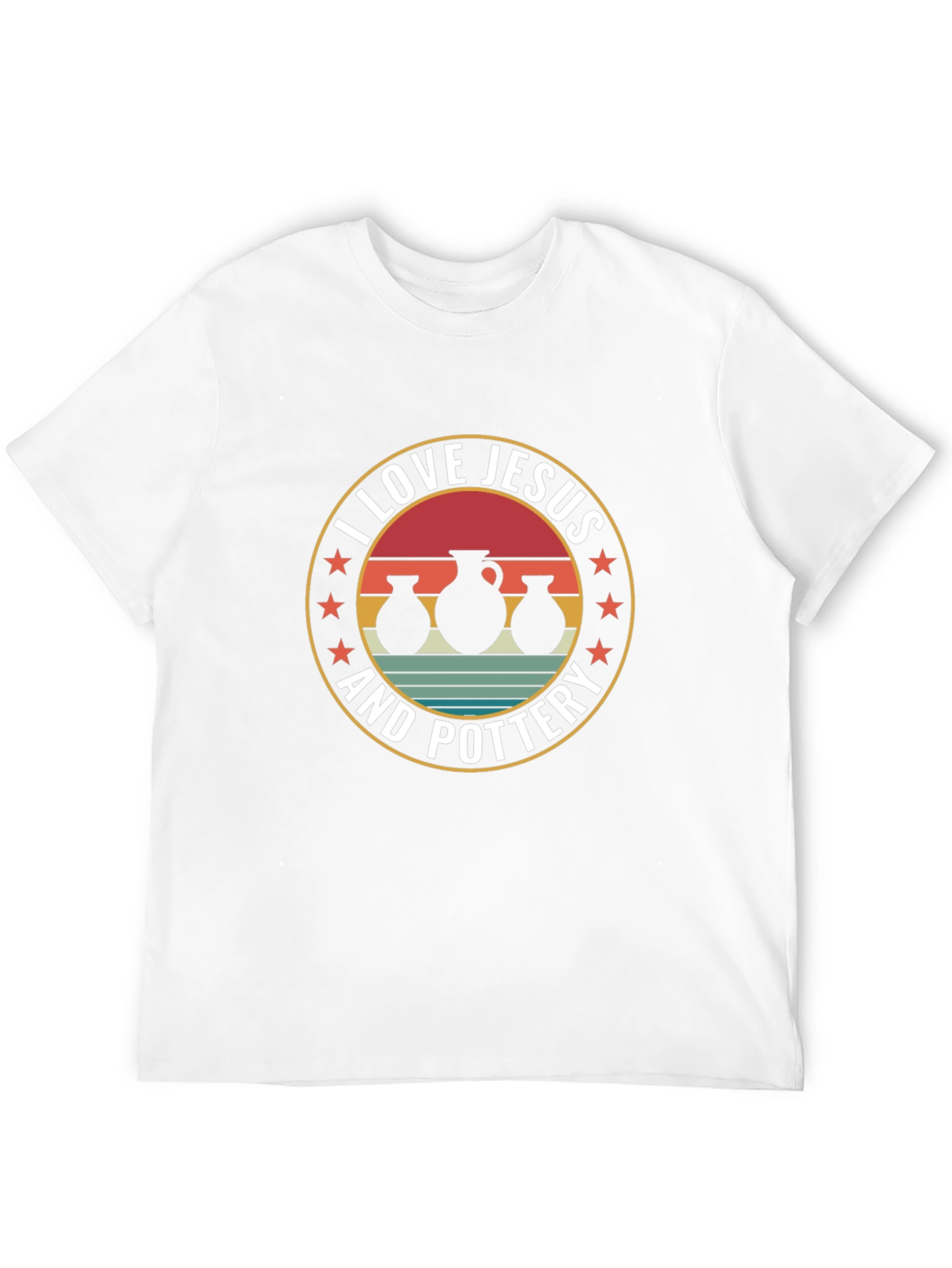 I Love Jesus and Pottery T-Shirt