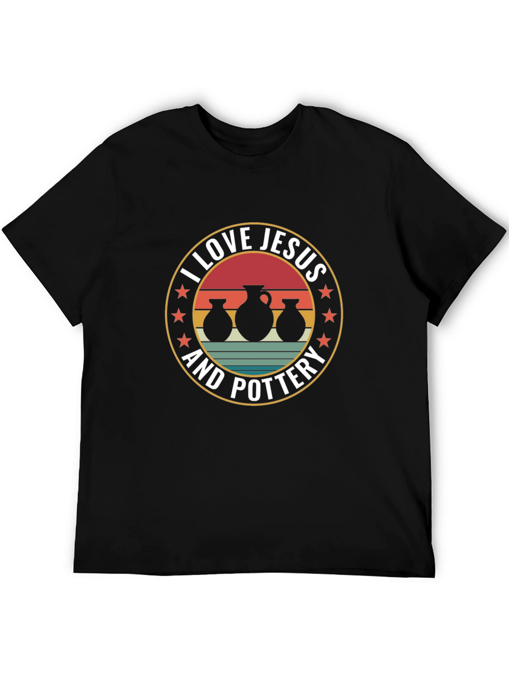 I Love Jesus and Pottery T-Shirt