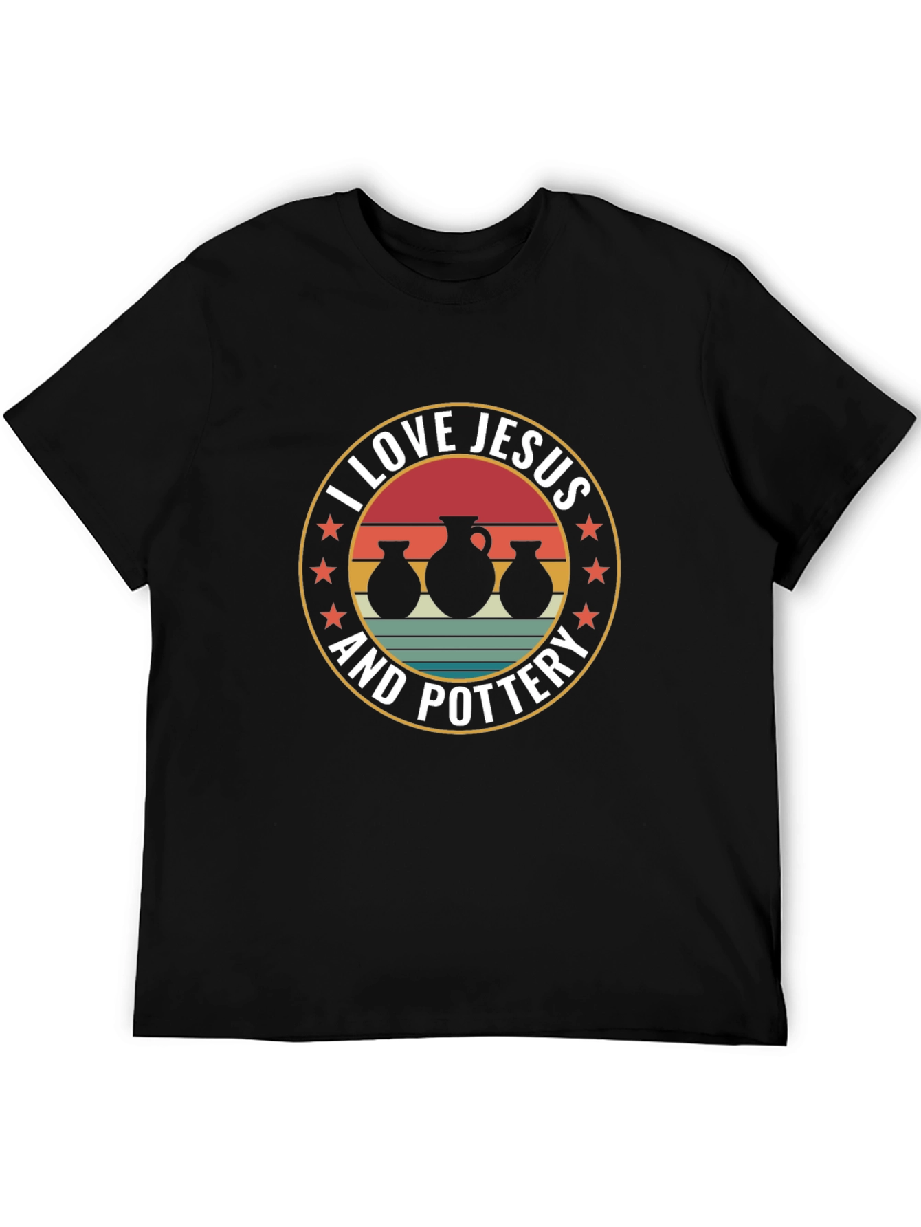 I Love Jesus and Pottery T-Shirt