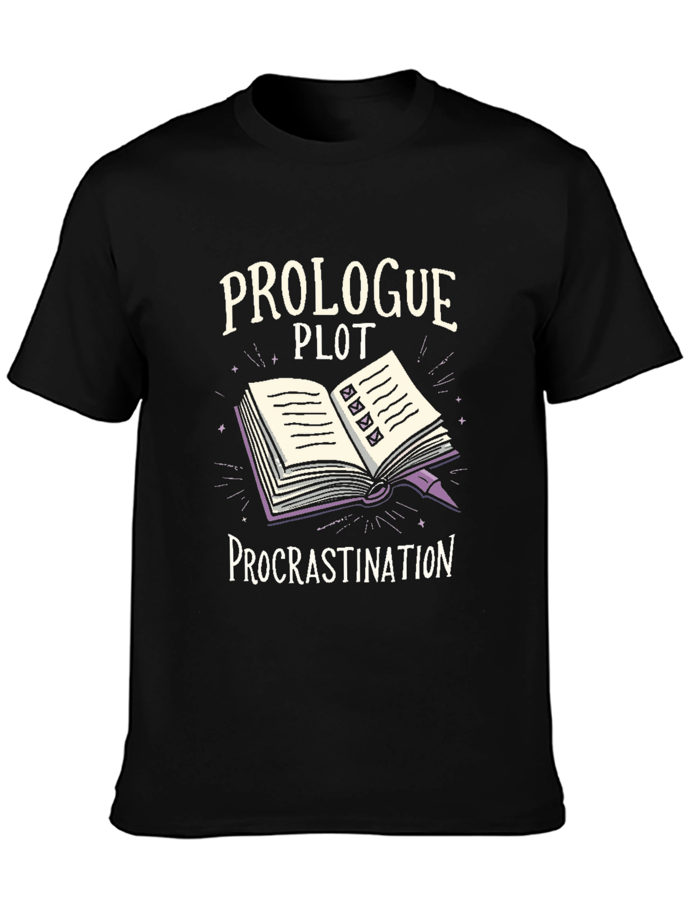 Writers Block T-Shirt - Prologue Plot Procrastination