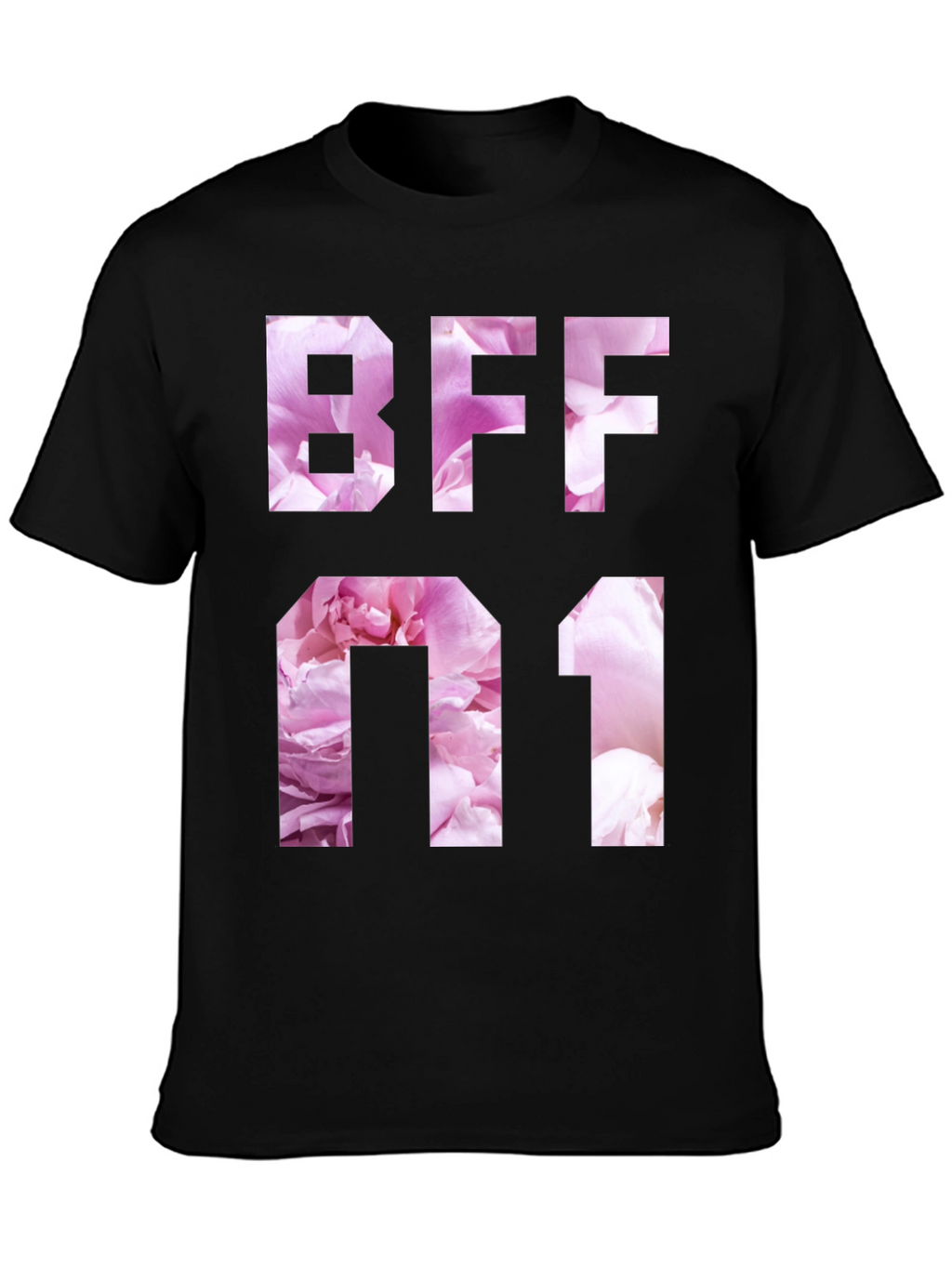 Floral BFF Number One Graphic T-Shirt