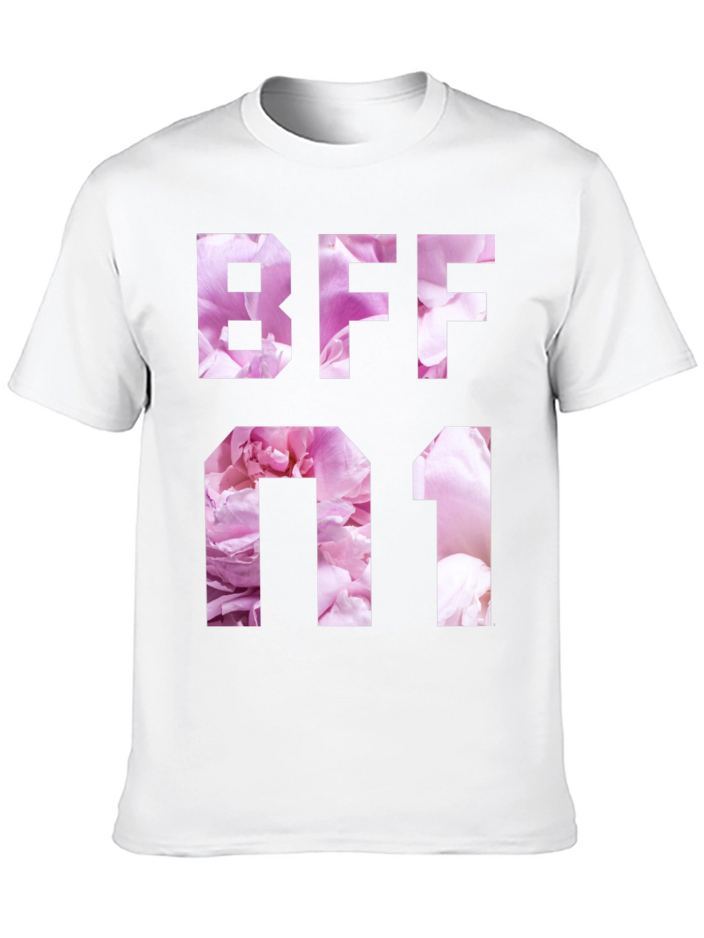 Floral BFF Number One Graphic T-Shirt