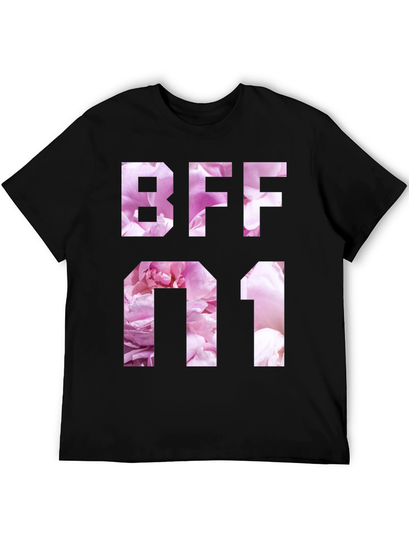 Floral BFF Number One Graphic T-Shirt
