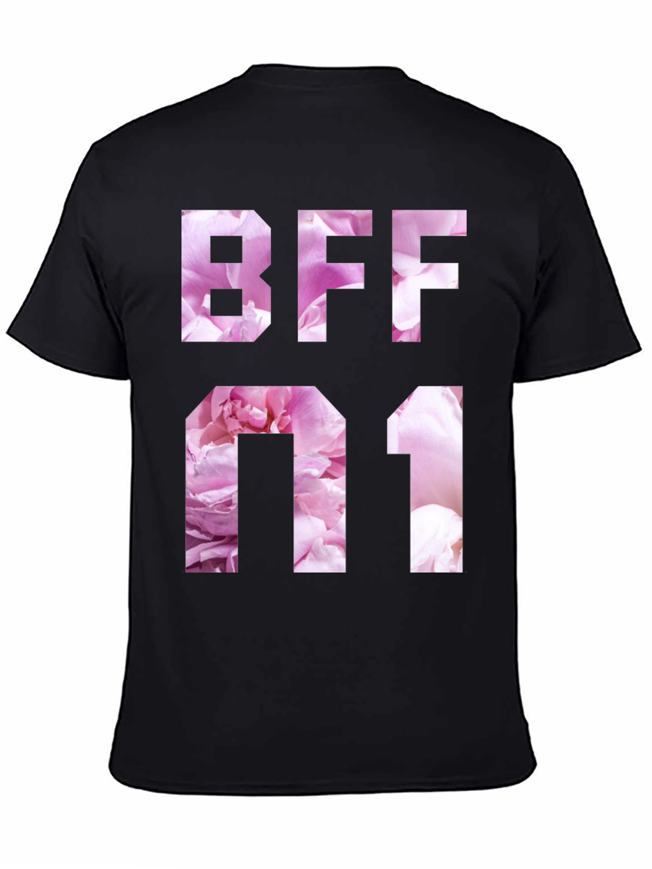 Floral BFF Number One Graphic T-Shirt
